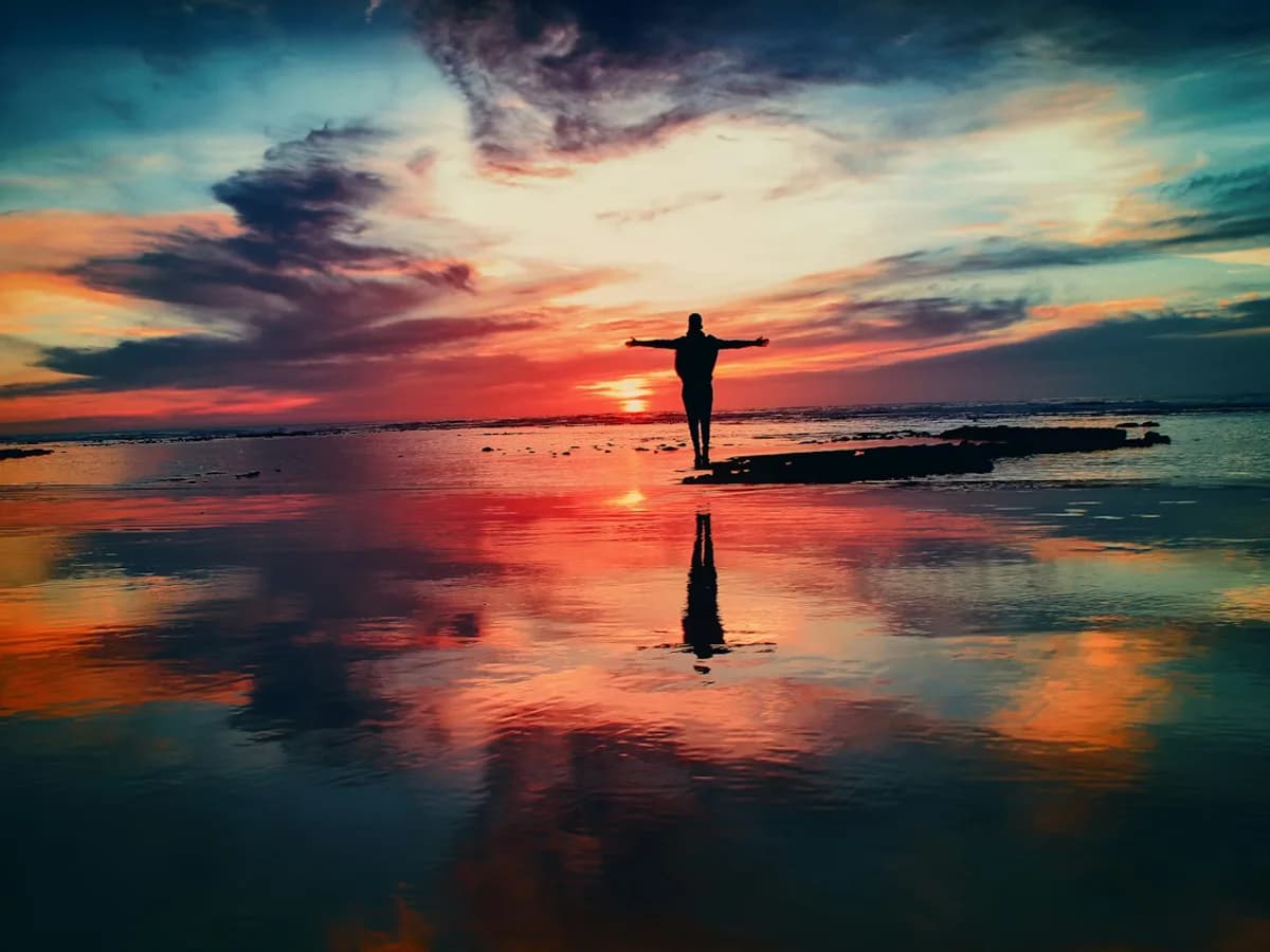 Calm moment during a stressful day